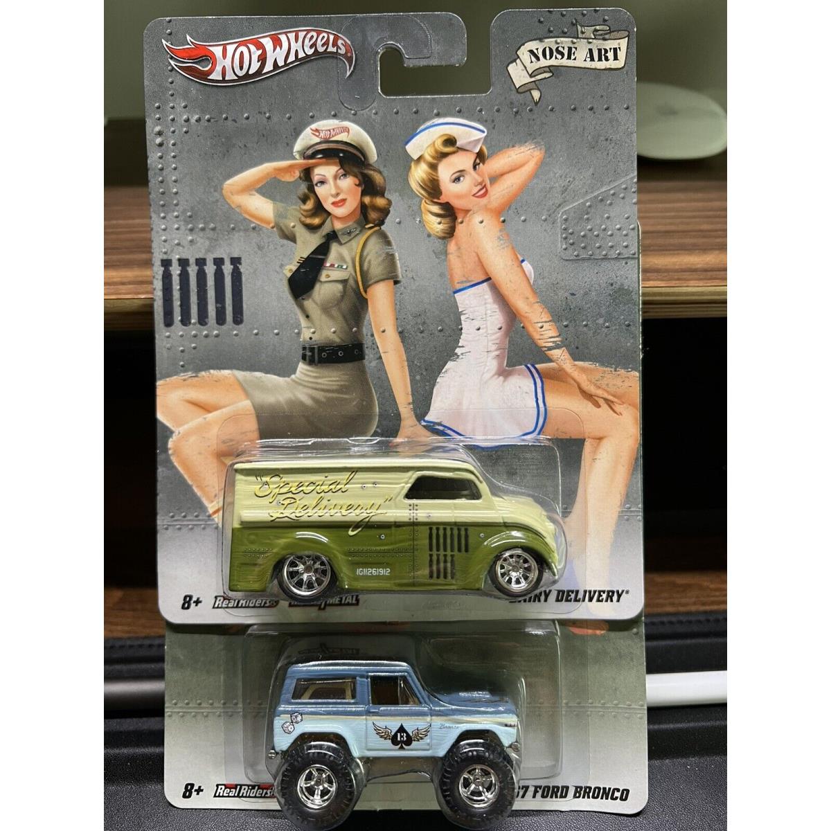 Hot Wheels Premium Pop Nose Art `67 Ford Bronco Dairy Delivery