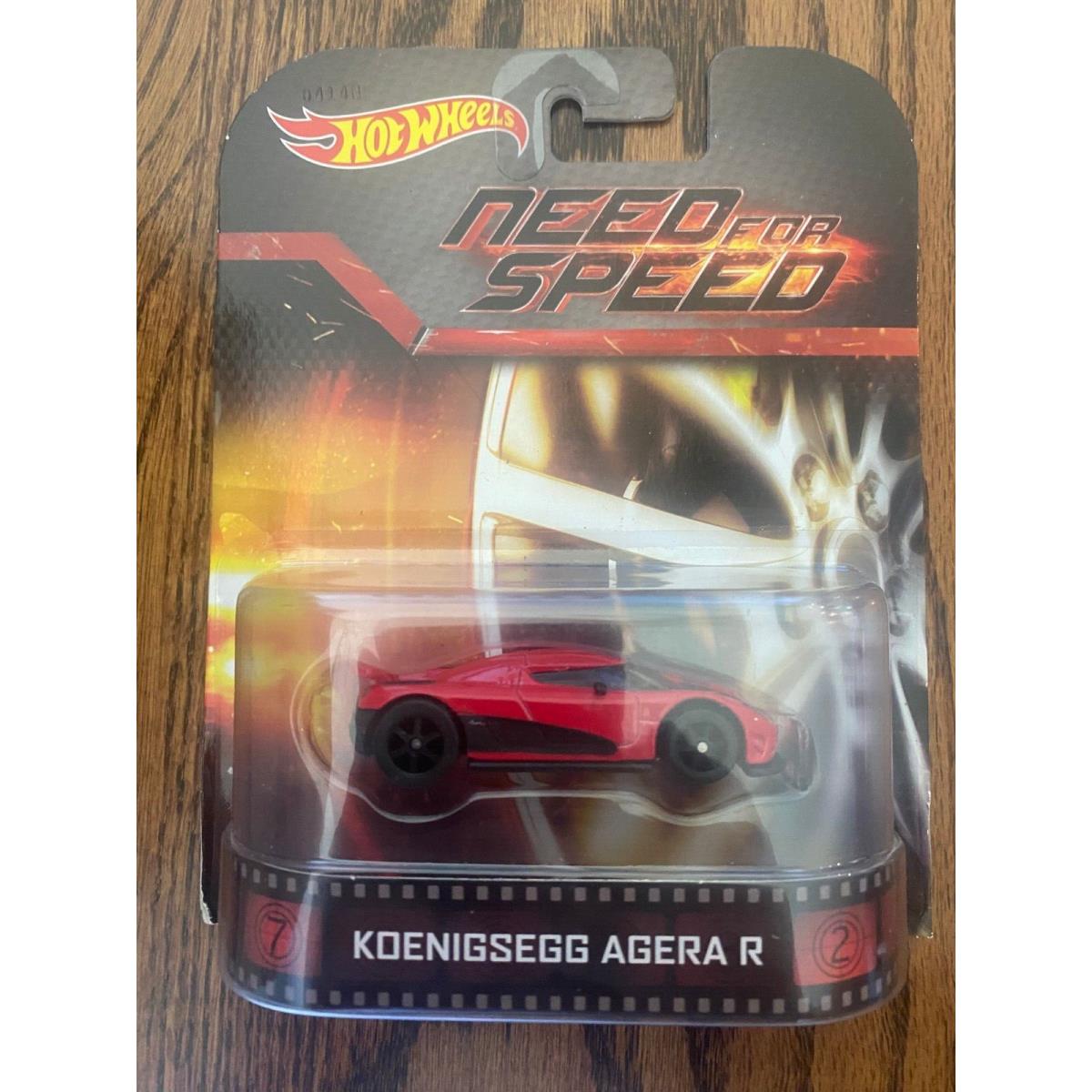 Hot Wheels Need For Speed Koenigsegg Agera R Retro Entertainment L79