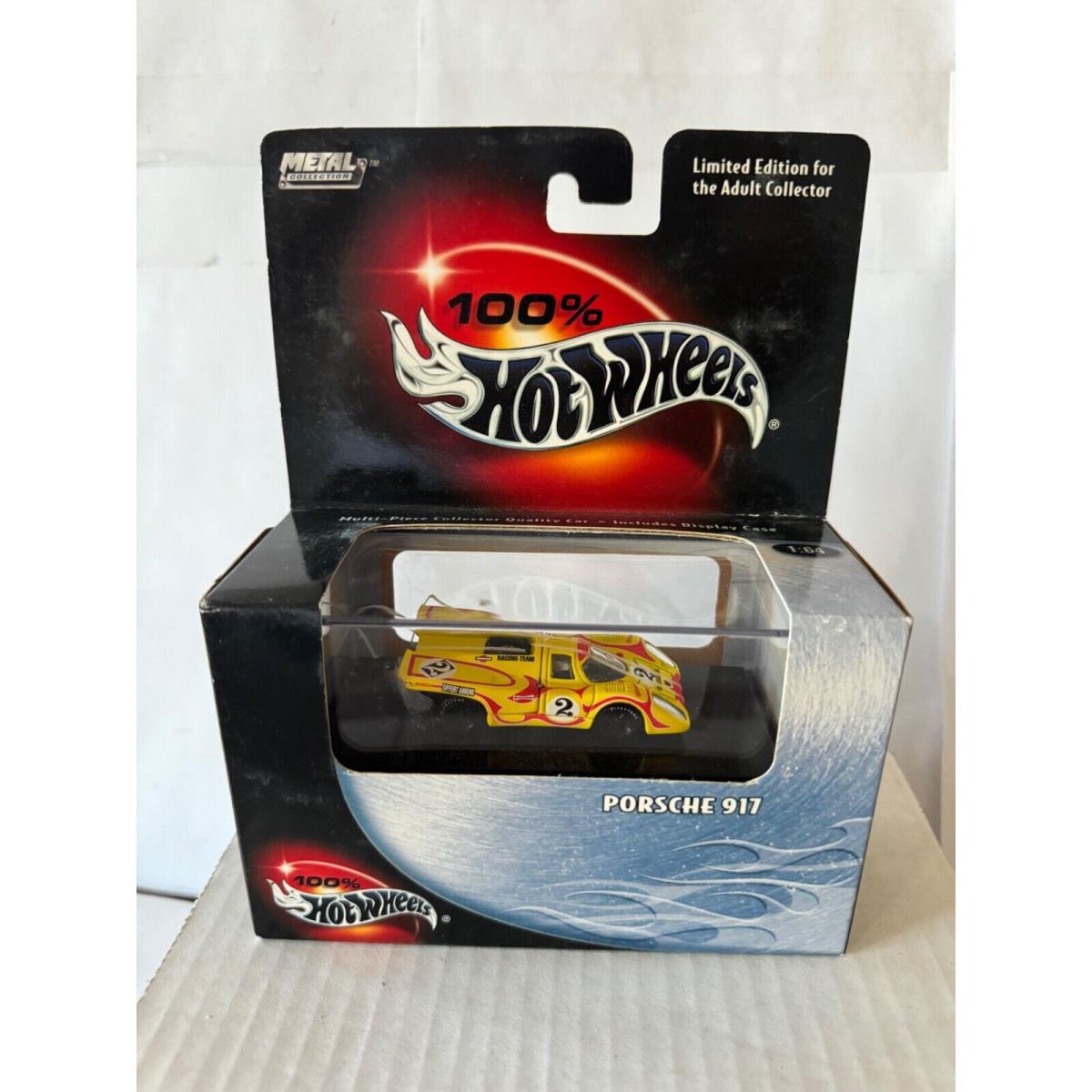 Hot Wheels Black Box Porsche 917 Yellow Real Riders Limited Edition B5