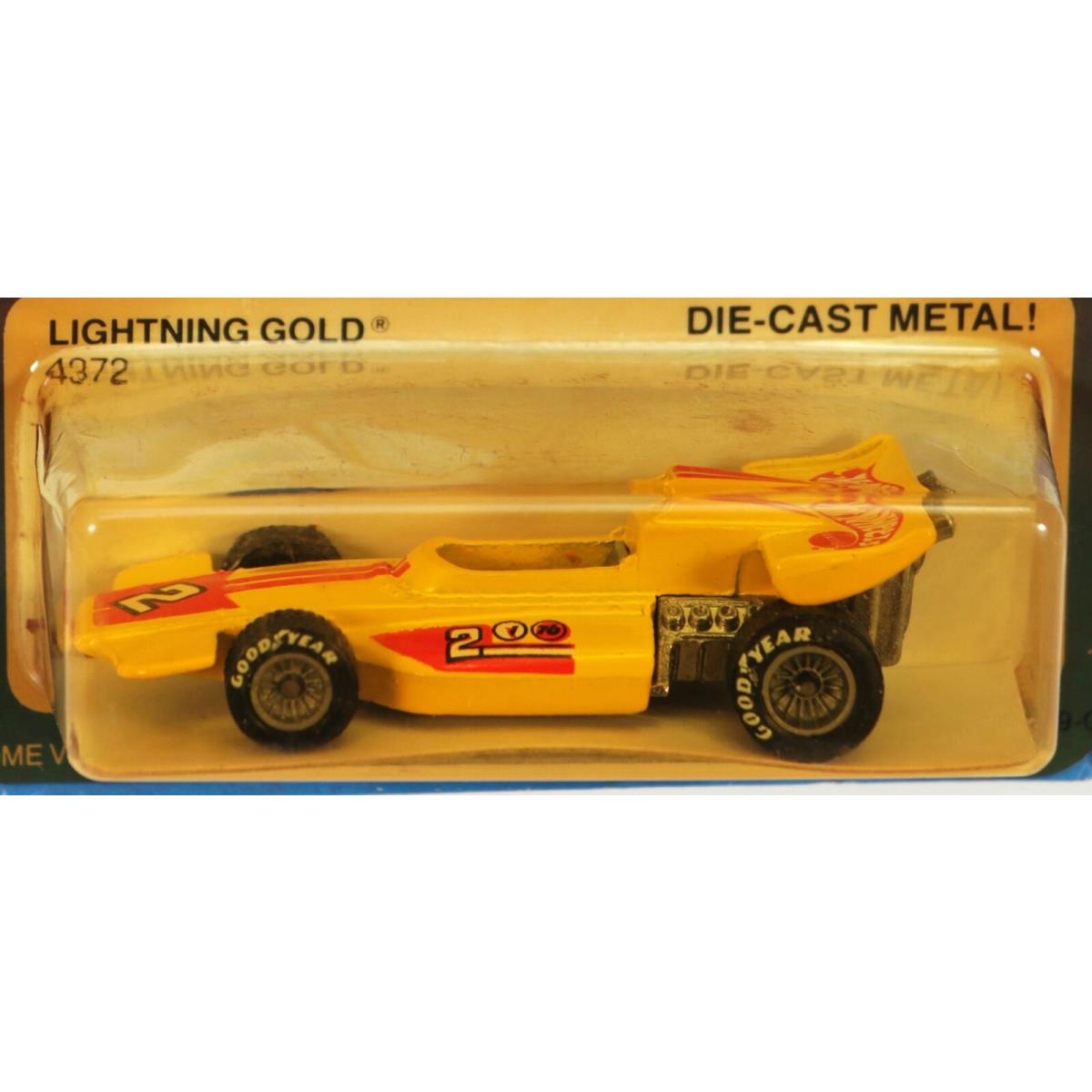 Hot Wheels Lightning Gold Real Riders Series 4372 Nrfp 1982 Yellow GH 1:64