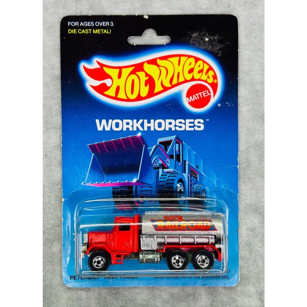 Hot Wheels Workhorses Peterbilt Tank Truck 2547 H22