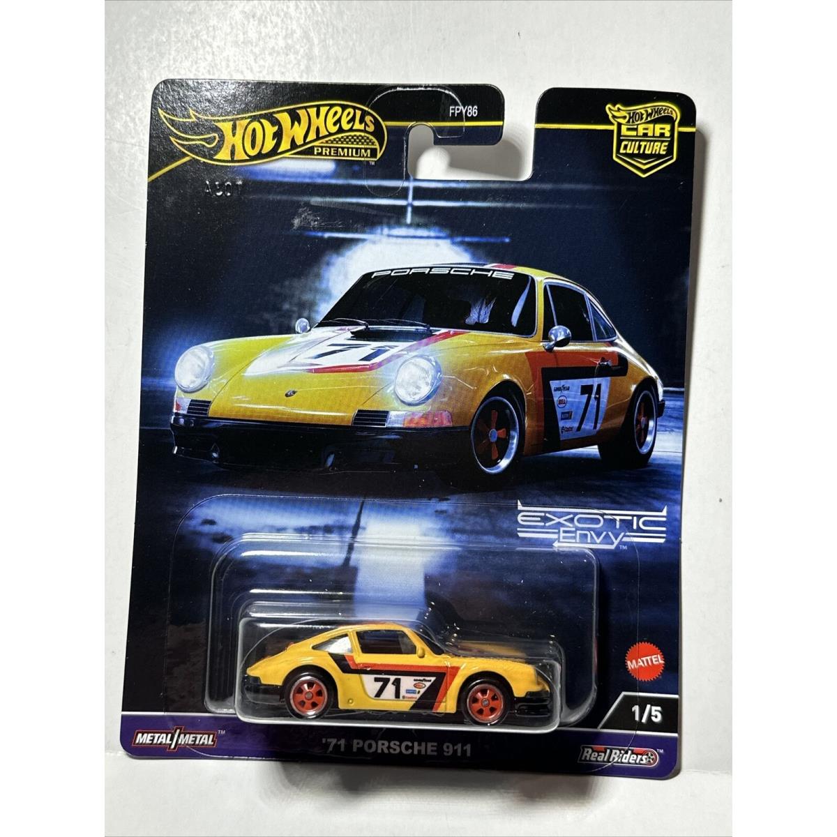 Hot Wheels Premium Exotic Envy Complete Set 1-5 2022