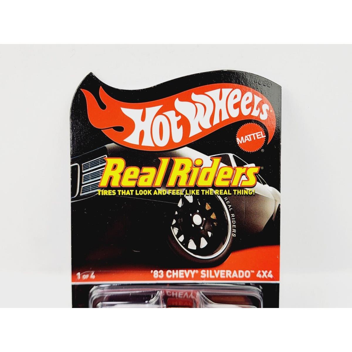 Hot Wheels Rlc Real Riders `83 Chevy Silverado 4X4 1076 Very Nice N530