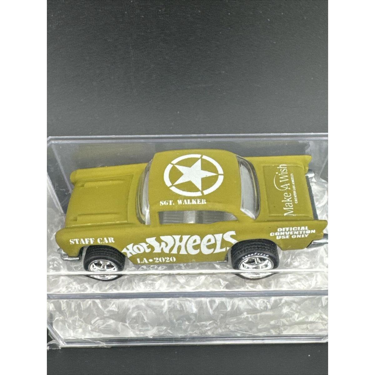 2020 Hot Wheels Green 57 Chevy Staff Car Charity Make A Wish 273 of 600 Free Shi