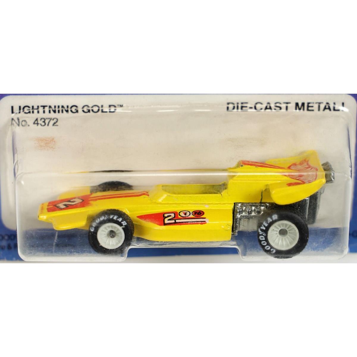 Vintage Hot Wheels Lightning Gold Real Riders Series 4372 Nrfp 1983 Yellow Rrwh