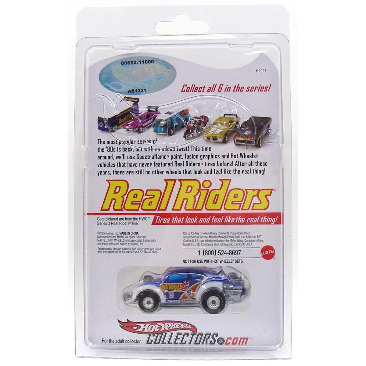 Evil Weevil Hot Wheels 5 of 6 Real Riders Series 4 Rlc Hwc Red Line Club