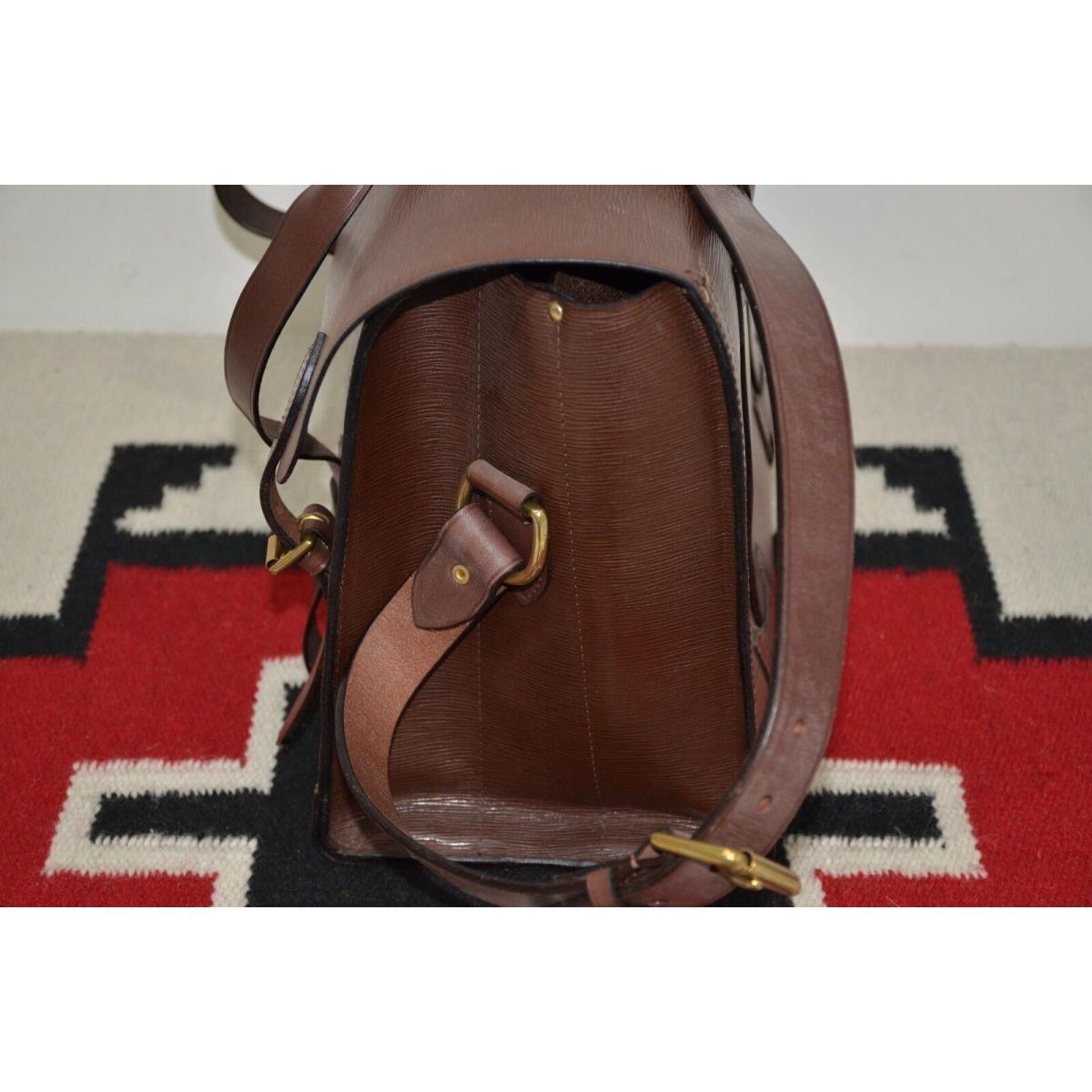 Ralph Lauren Rrl Handmade in England Saddle Bridle Leather Doctor`s Duffle Bag