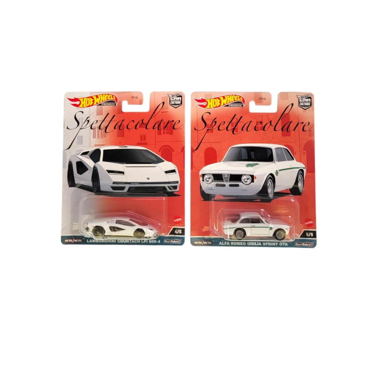 Car Culture 2023 Che Figata Spettacolare Complete Set of 5 Diecast Vehicles