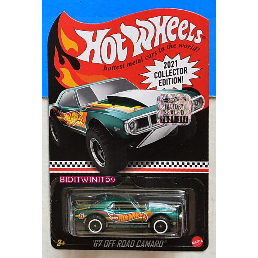 Hot Wheels 2021 Rlc Mail IN `67 Off Road Camaro