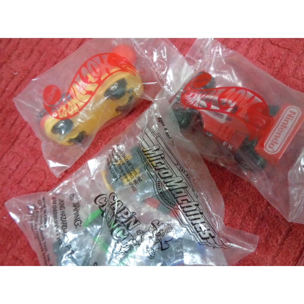 1994 Hot Wheels - Nintendo / Oscar Myer Mobile - Micro Machines Die Cast Cars