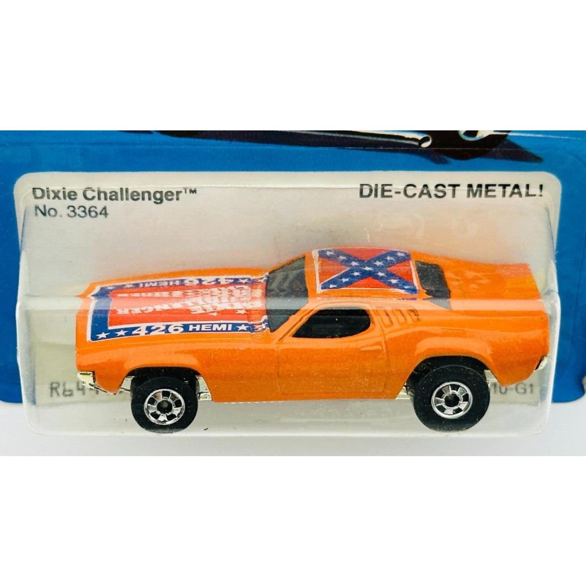 Hot Wheels Blackwall Dixie Challenger Orange 3364 in Blisterpack