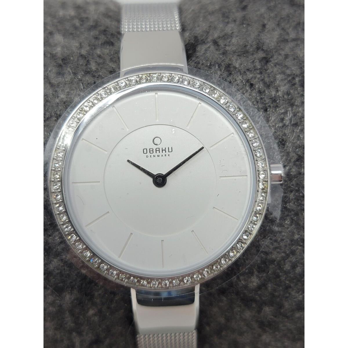 Obaku Demark Sol Glimt Steel Ladies Watch Never Worn