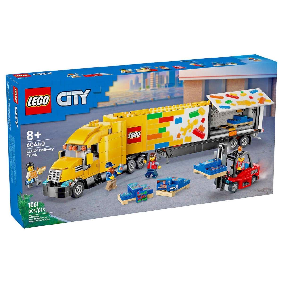 Lego City Sets Delivery Truck 60440 Kits Toys 1061 Pieces Blocks Box Ages 8+