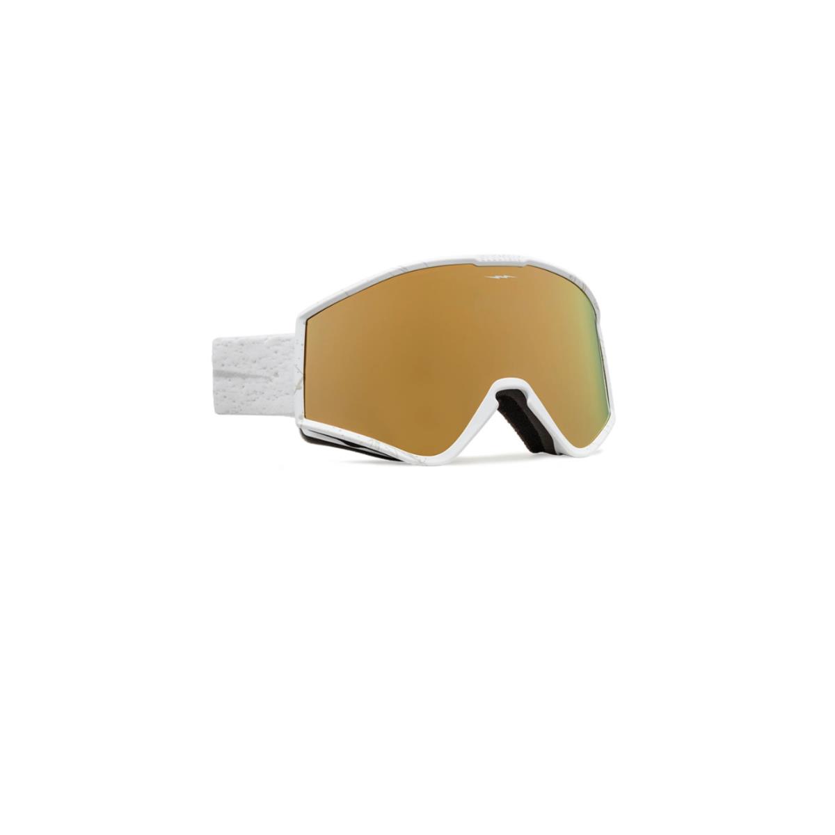 Electric Kleveland II Goggles Matte Speckled White BL Honey Auburn Gold