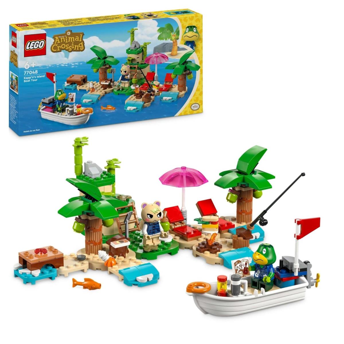 Lego Animal Crossing Kapp n s Island Boat Tour Buildable Creative Toy For 6 Plu