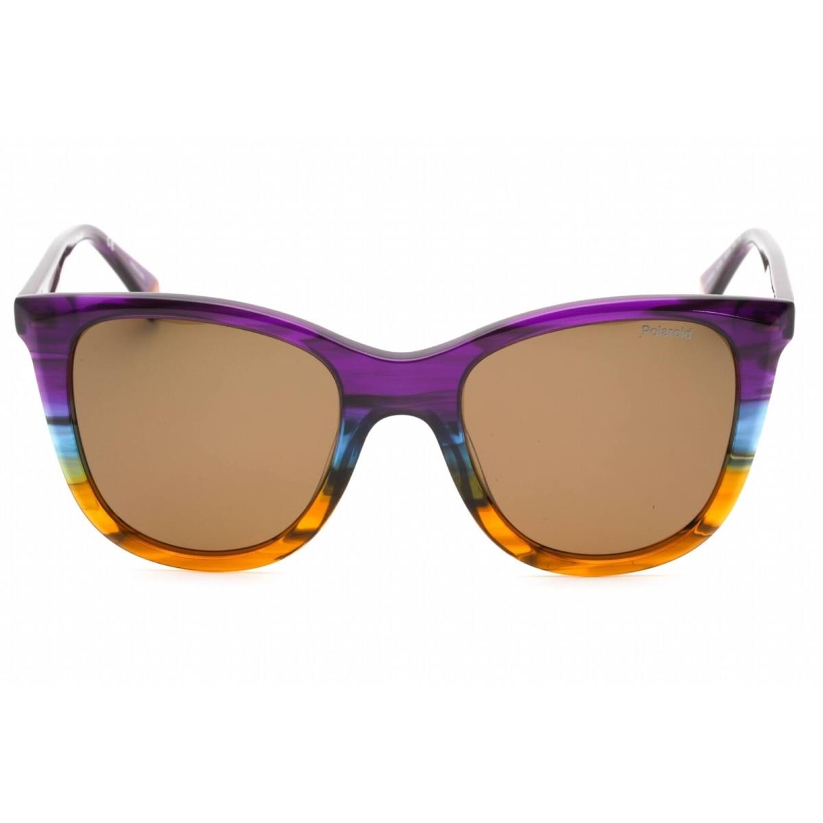 Polaroid Core Women`s Sunglasses Shaded Violet Azure Frame Pld 4096/S/X 0DKT SP