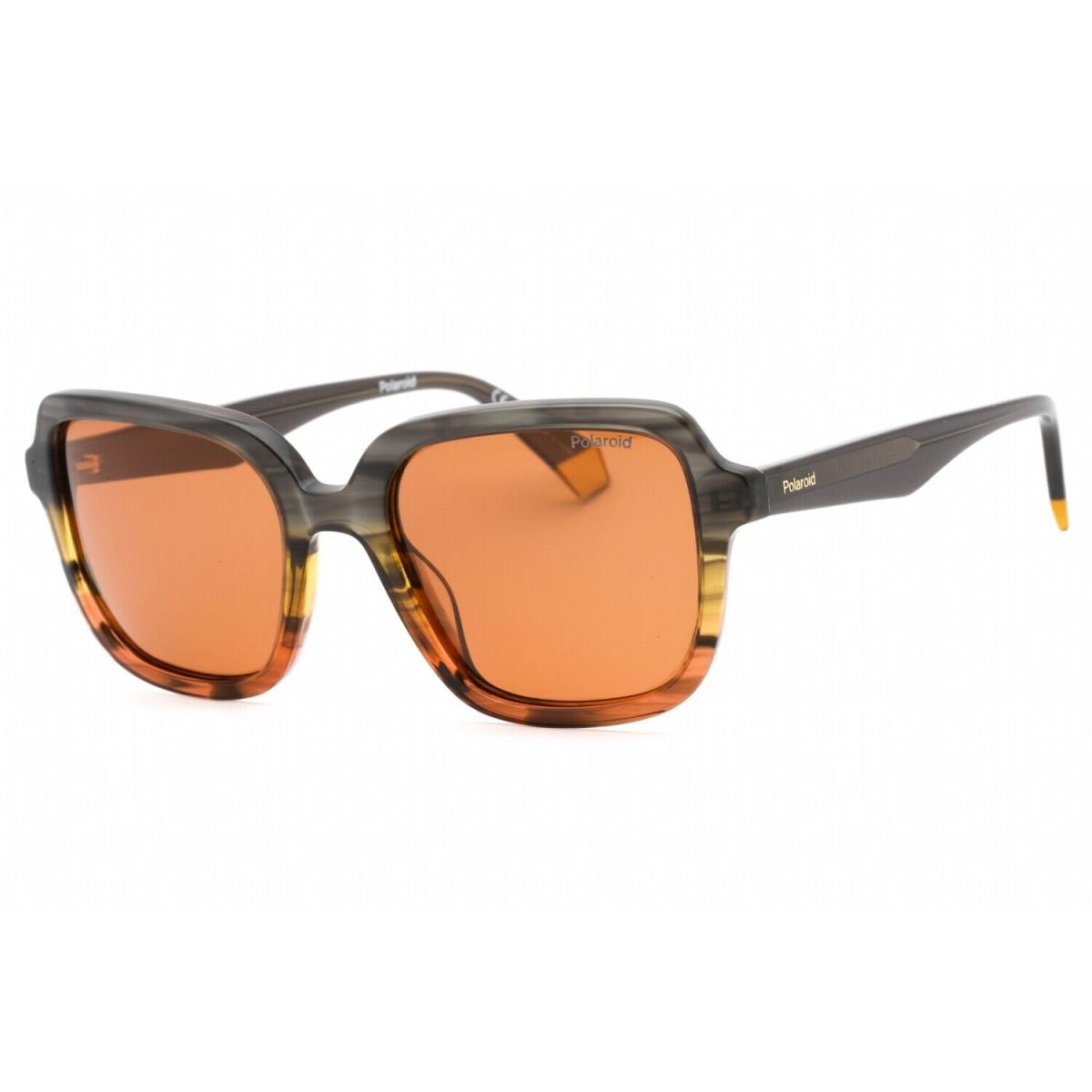 Polaroid Core Pld 4095/S/X-0M9L HE Grey Orange Sunglasses - GREY ORANGE