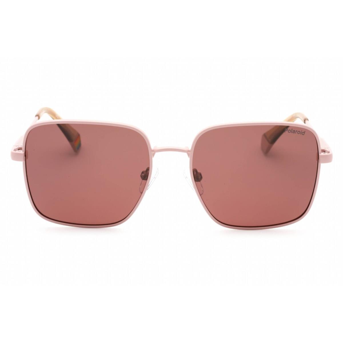 Polaroid Core Women`s Sunglasses Matte Pink Butterfly Frame Pld 6194/S/X 08KJ KL