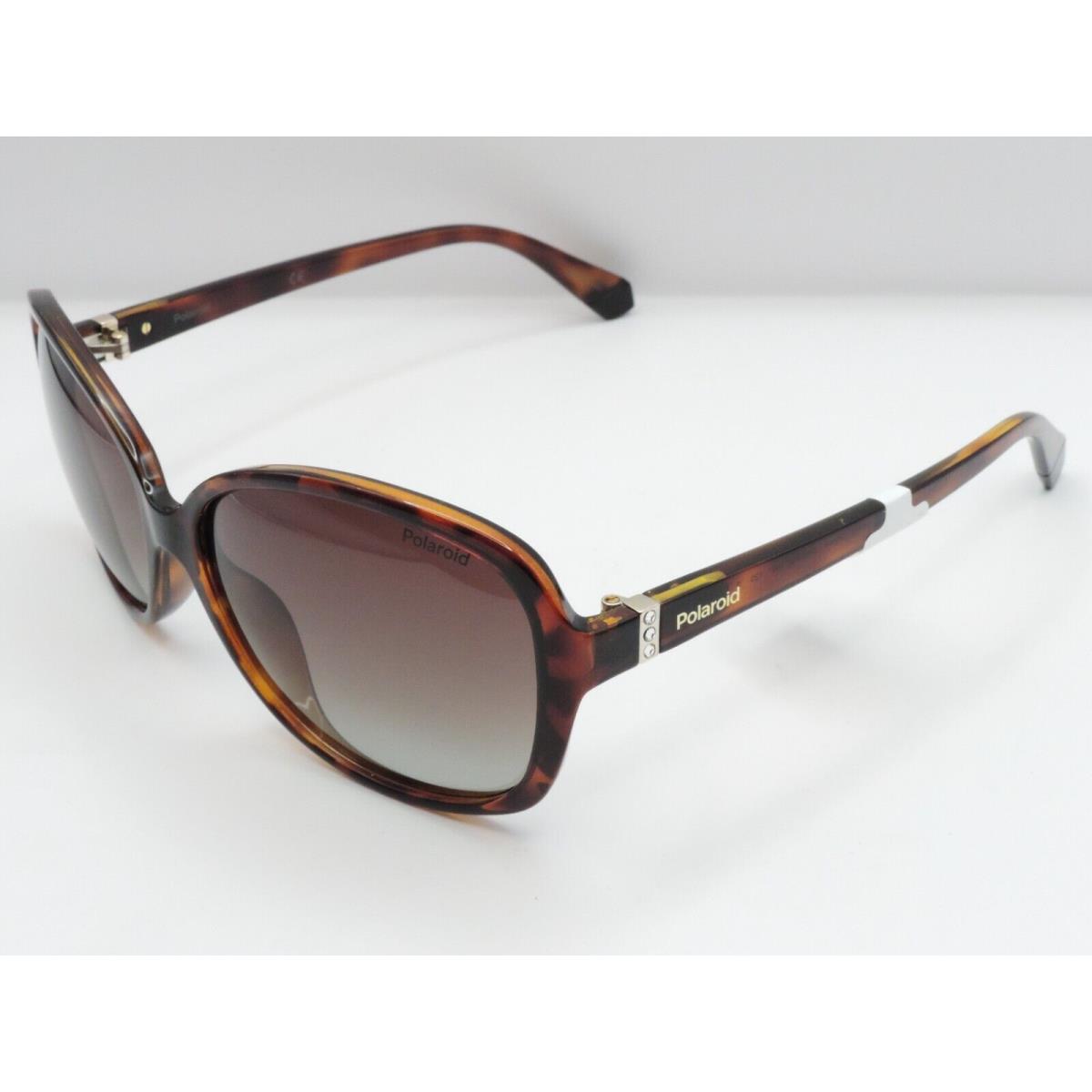 Polaroid Pld 4098/S Women`s Cat Eye Sunglasses 086 Dark Brown 58-15-140