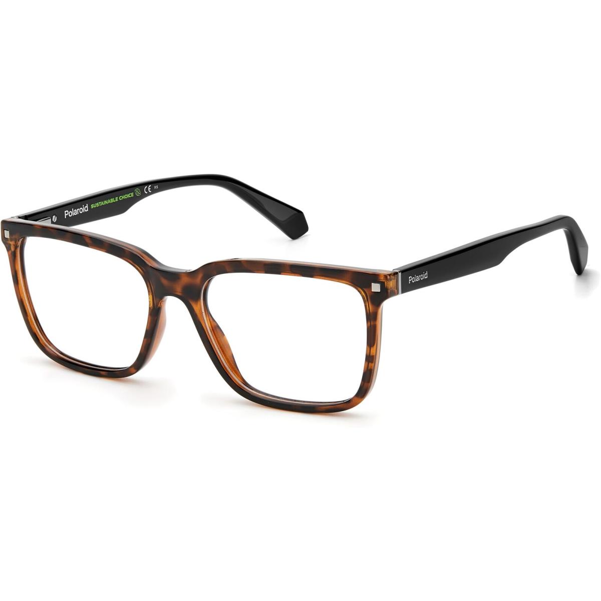 Polaroid Core PC PolaroidD436 Eyeglasses 0086 Havana