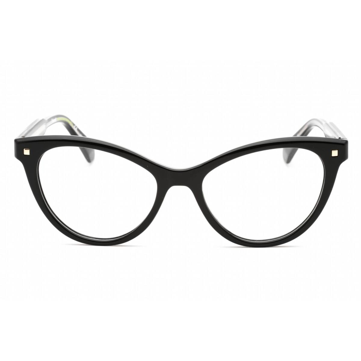 Polaroid Core Women`s Eyeglasses Black Plastic Cat Eye Frame Pld D446 0807 00