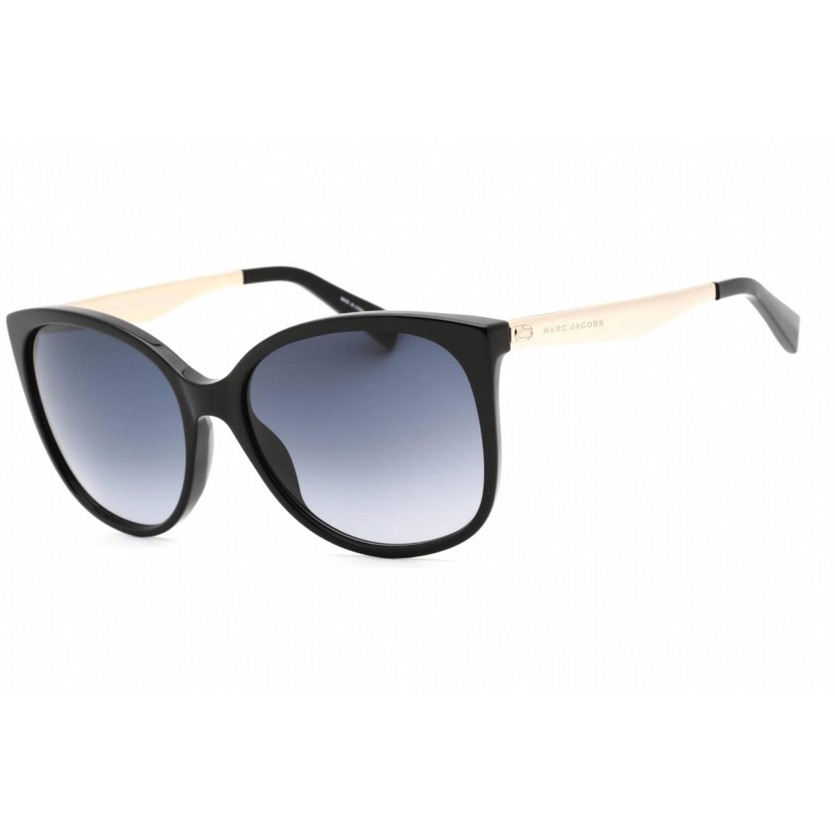 Marc Jacobs Women`s Sunglasses Full Rim Black 9O Plastic Marc 203/S 0807 00