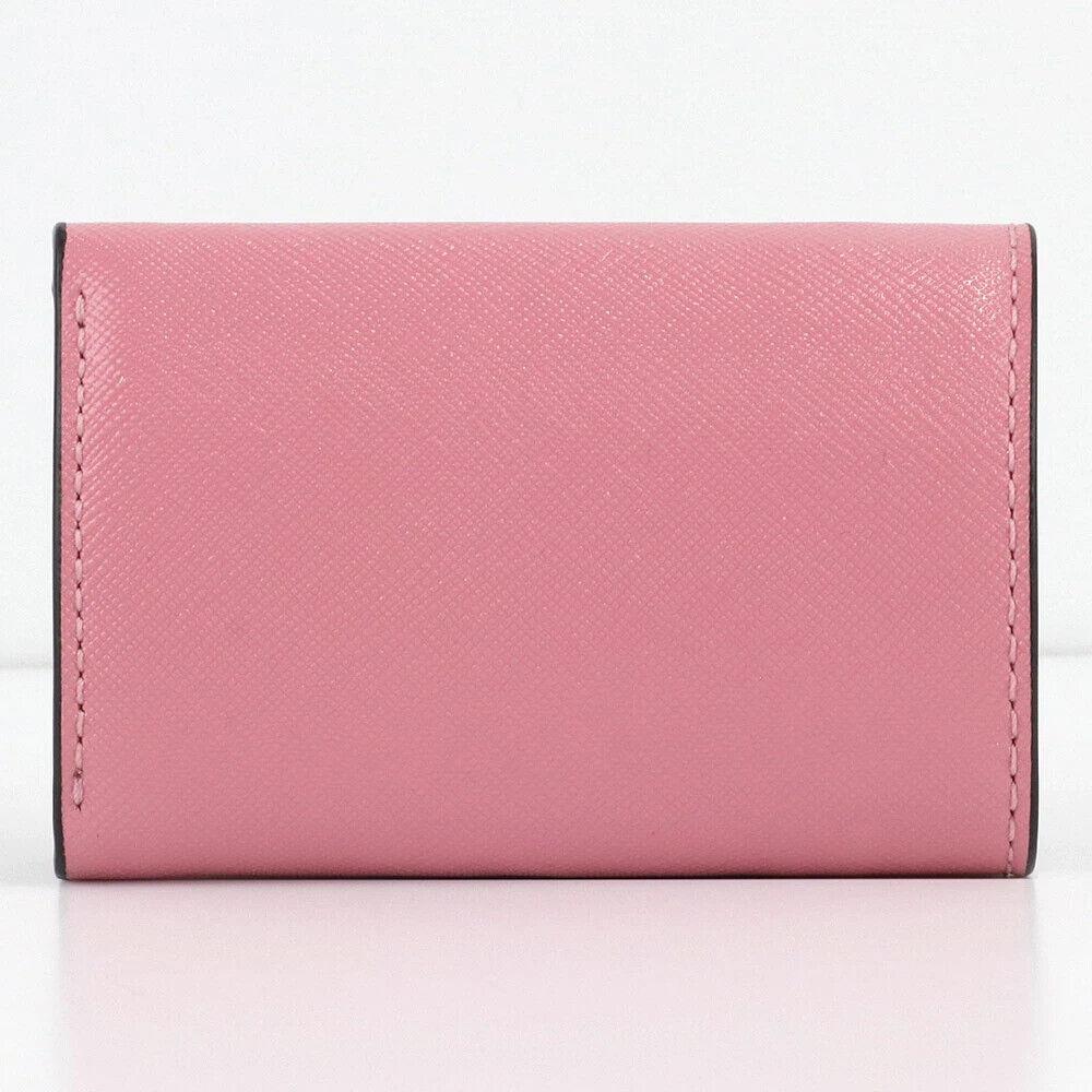 Marc Jacobs J Logo Leather Trifold Mini Wallet Beige Pink GL02302108