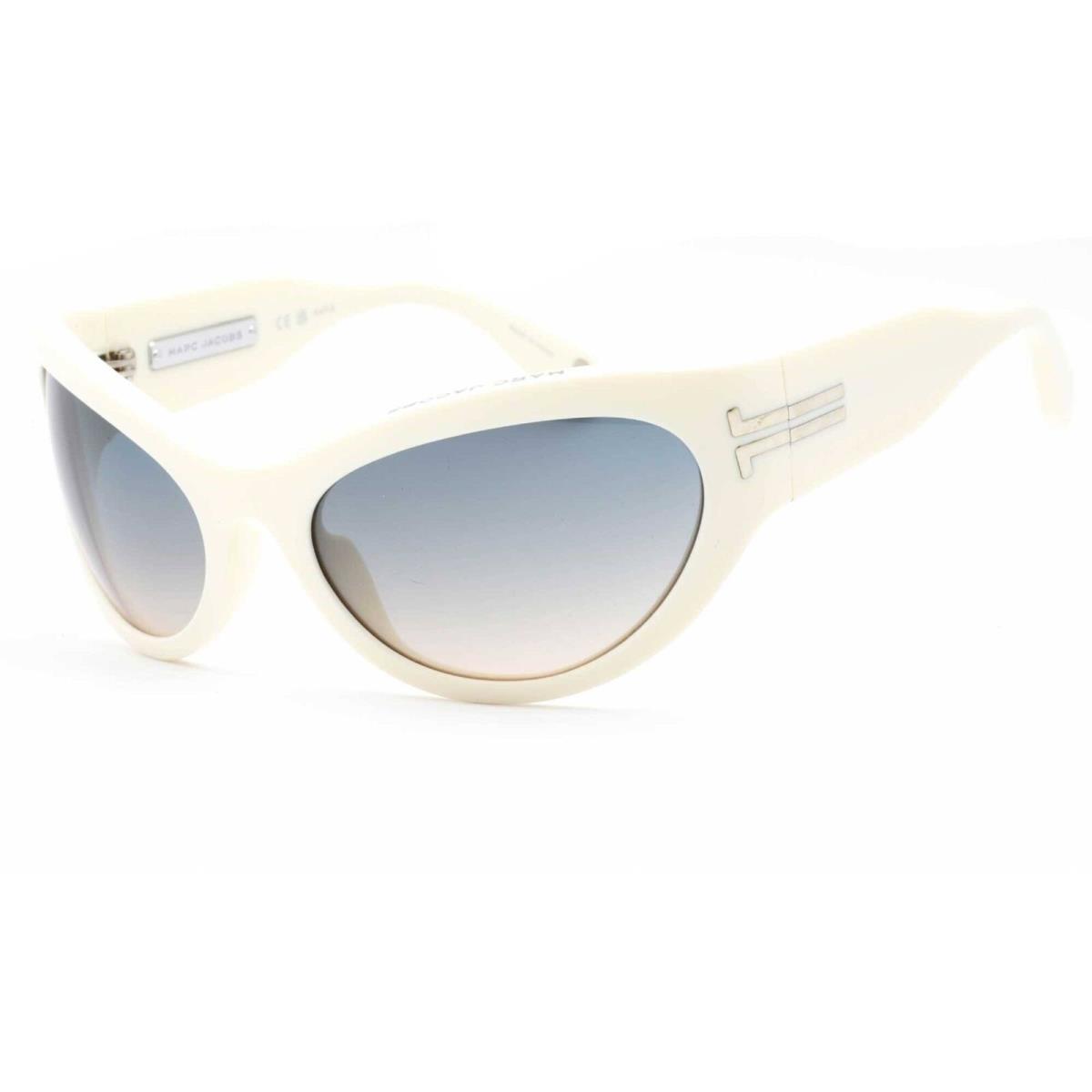 Marc Jacobs Women`s Sunglasses Ivory Plastic Cat Eye Frame MJ 1087/S 0SZJ PR