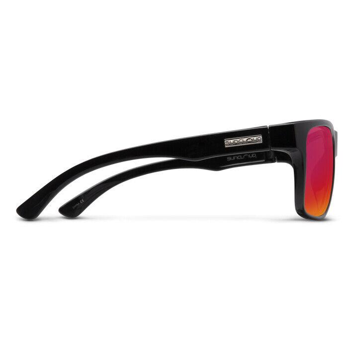 Smith Optics Suncloud Rambler Sunglasses - Black - Polarized Red Mirror - Frame: Black, Lens: Polarized Red Mirror