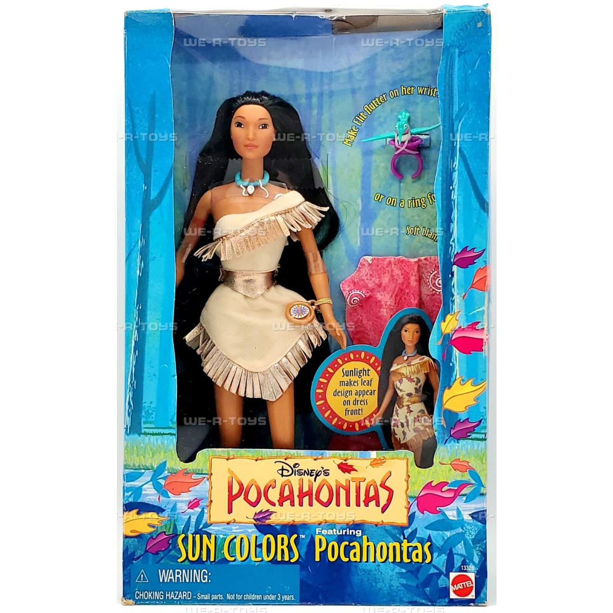 Disney Sun Colors Pocahontas Doll 1995 Mattel 13328