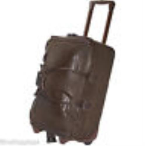 Bric`s Bric`s Safari 28 Rolling Duffle Cognac Brown Duffel w/ Leather Trim