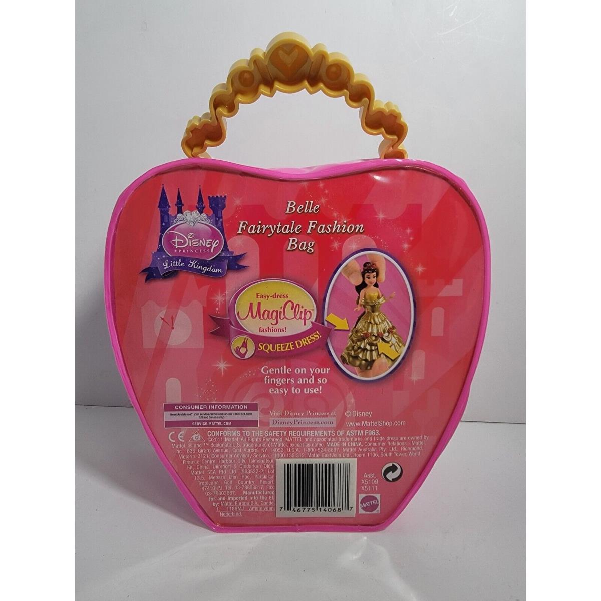 2011 Disney Princess Little Kingdom 3 Magiclip Fashions Belle IN Bag