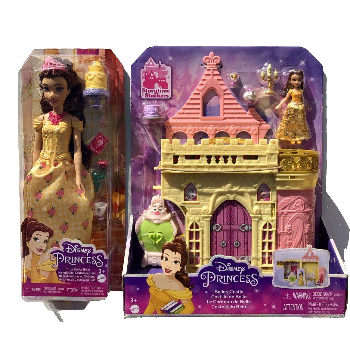 Disney Princess Castle Stories Bundle Belle s Castle Playset + Belle 10 Doll