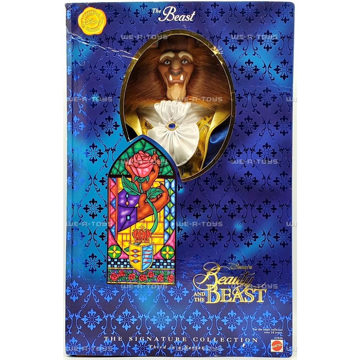 Disney Beauty and The Beast The Beast Doll Signature Collection 1997 Mattel