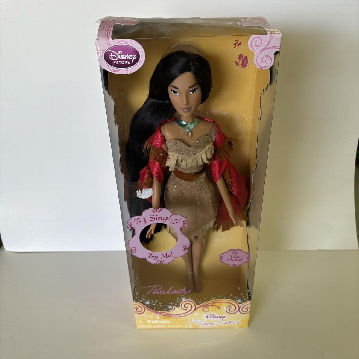 Disney Store Princess Exclusive Pocahontas Singing Doll 17