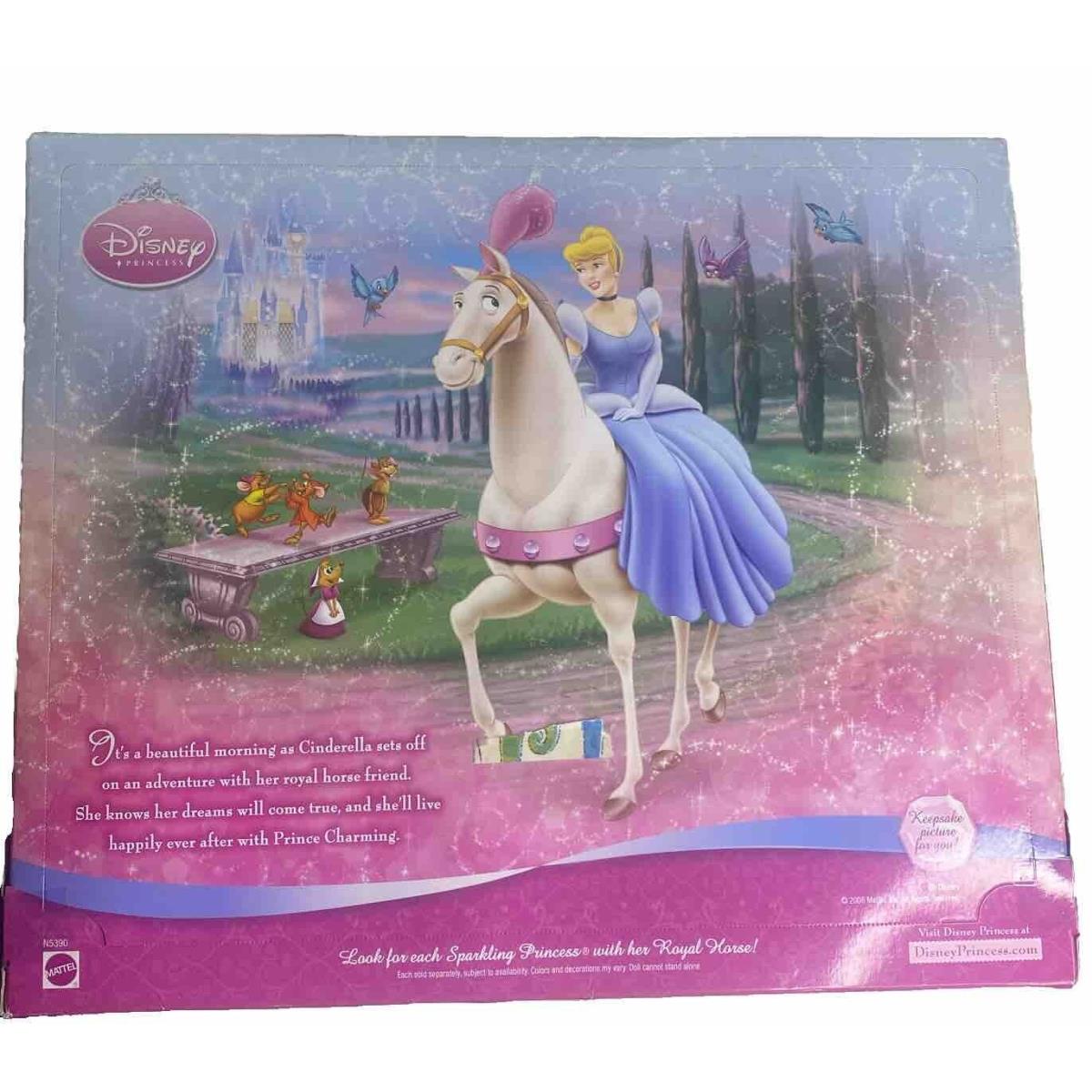 Disney Princess Cinderella Her Royal Horse Sparkling Princess Mattel 2008