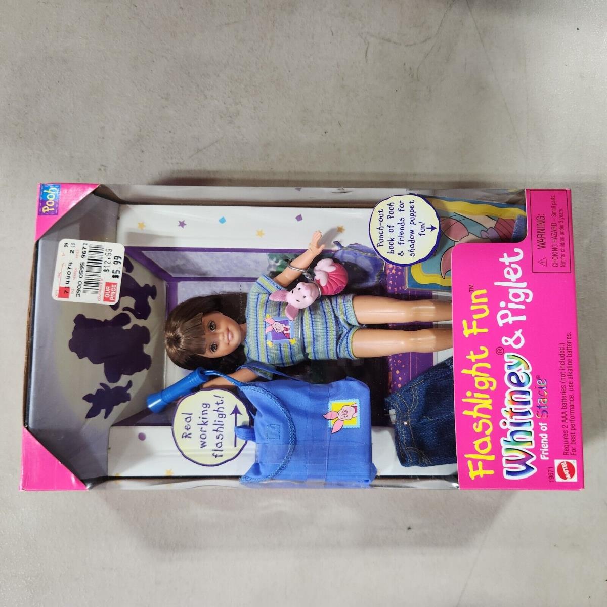 Barbie 1997 Flashlight Fun Whitney Doll Piglet by Mattel 19671 C8 2