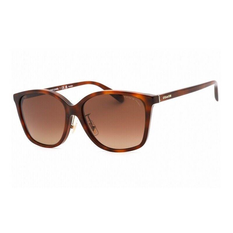 Coach HC8361F 5741T5 Caramel Tortoise/brown Gradient Polarized 57-16-145