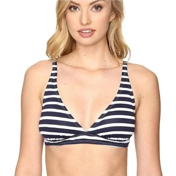 Tommy Bahama Breton Stripe Over-the-shoulder Bikini Top L31630 Womens Size XL