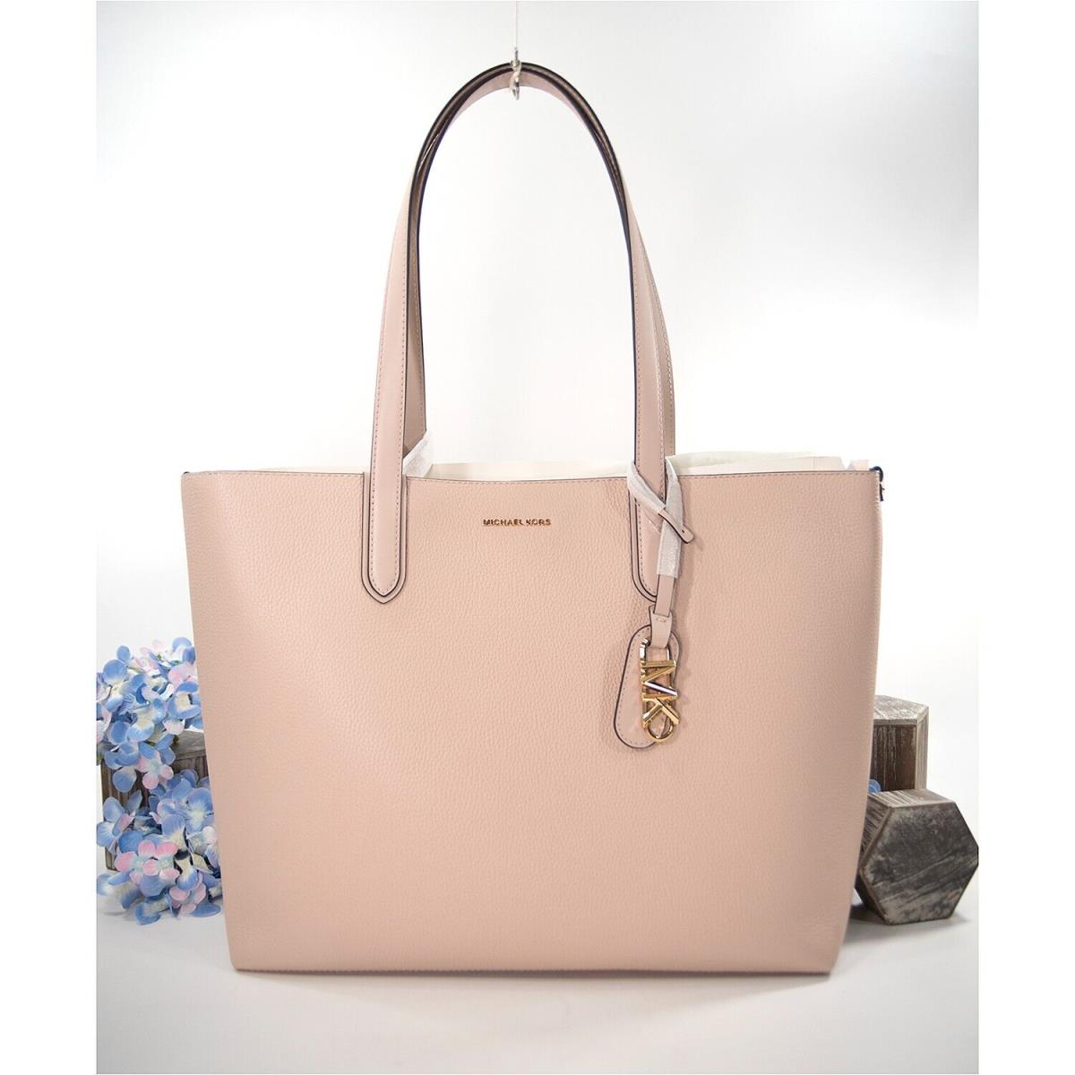 Michael Kors Soft Pink Leather Eliza XL Extra Large Tote Bag