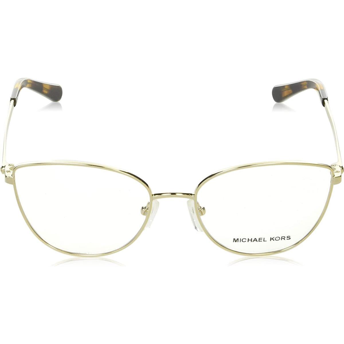 Michael Kors Buena Vista MK3030 Eyeglass Frames 1014-54 - Shiny Light Gold