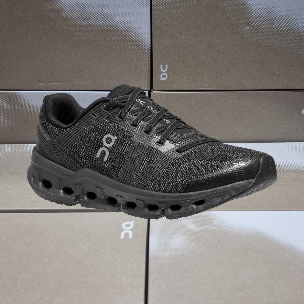 On Running Cloudgo Black/eclipse Wide 2E 65.98617 Men`s Running Shoes