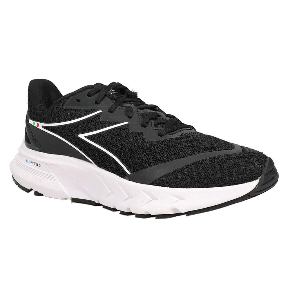 Diadora Mythos Blushield Volo 2 Glam Running Womens Black Sneakers Athletic Sho