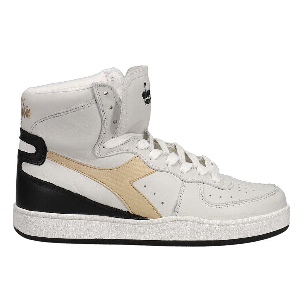 Diadora Mi Basket High Top Mi Basket High Top Mens Off White Sneakers Casual Shoes 158569-C95