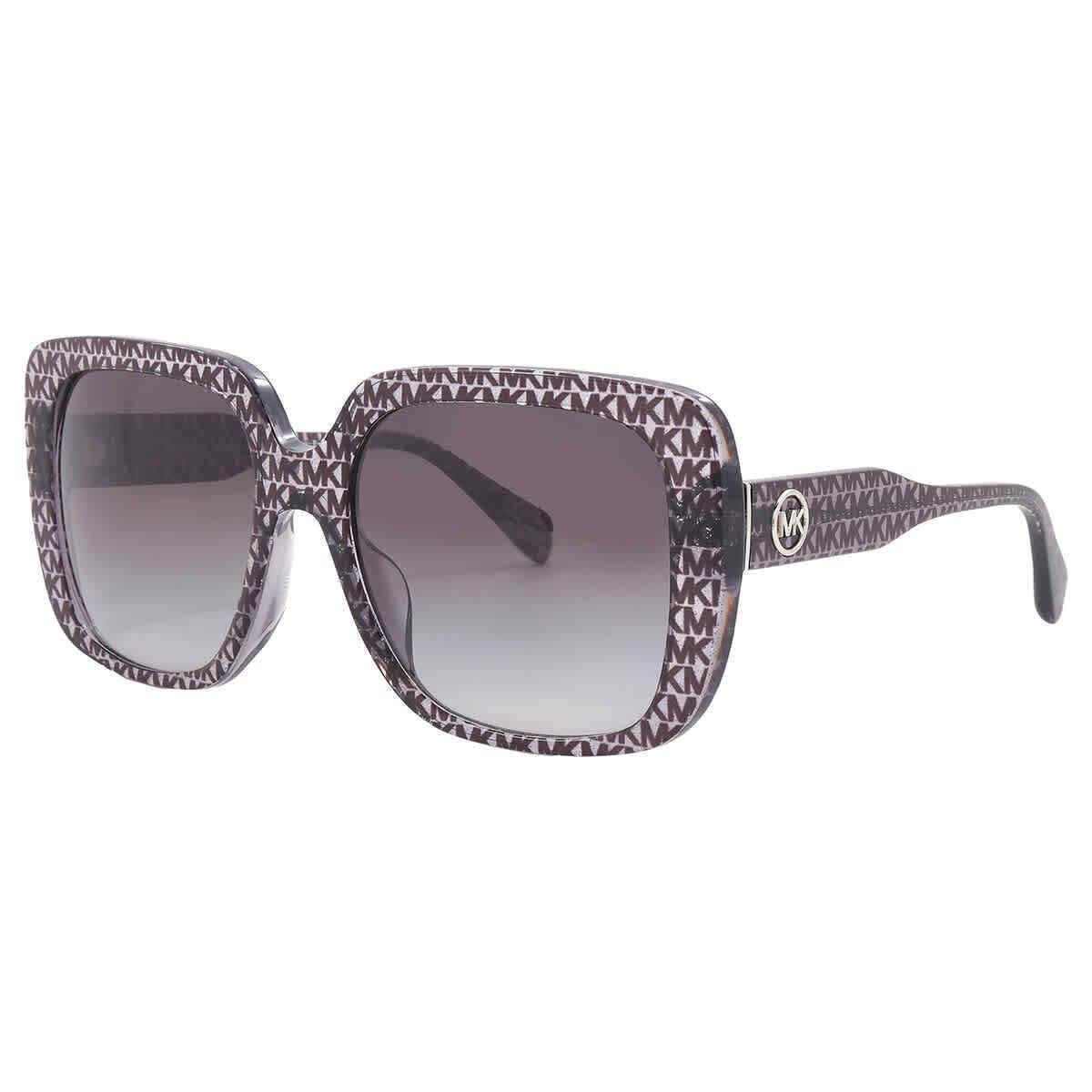 Michael Kors Mallorca Grey Gradient Square Ladies Sunglasses MK2183U 39588G 55