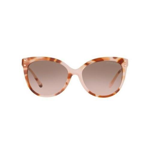 Michael Kors Jan MK2045 379111 Milky Coral Tort Pink Peach 55 Women`s Sunglasses