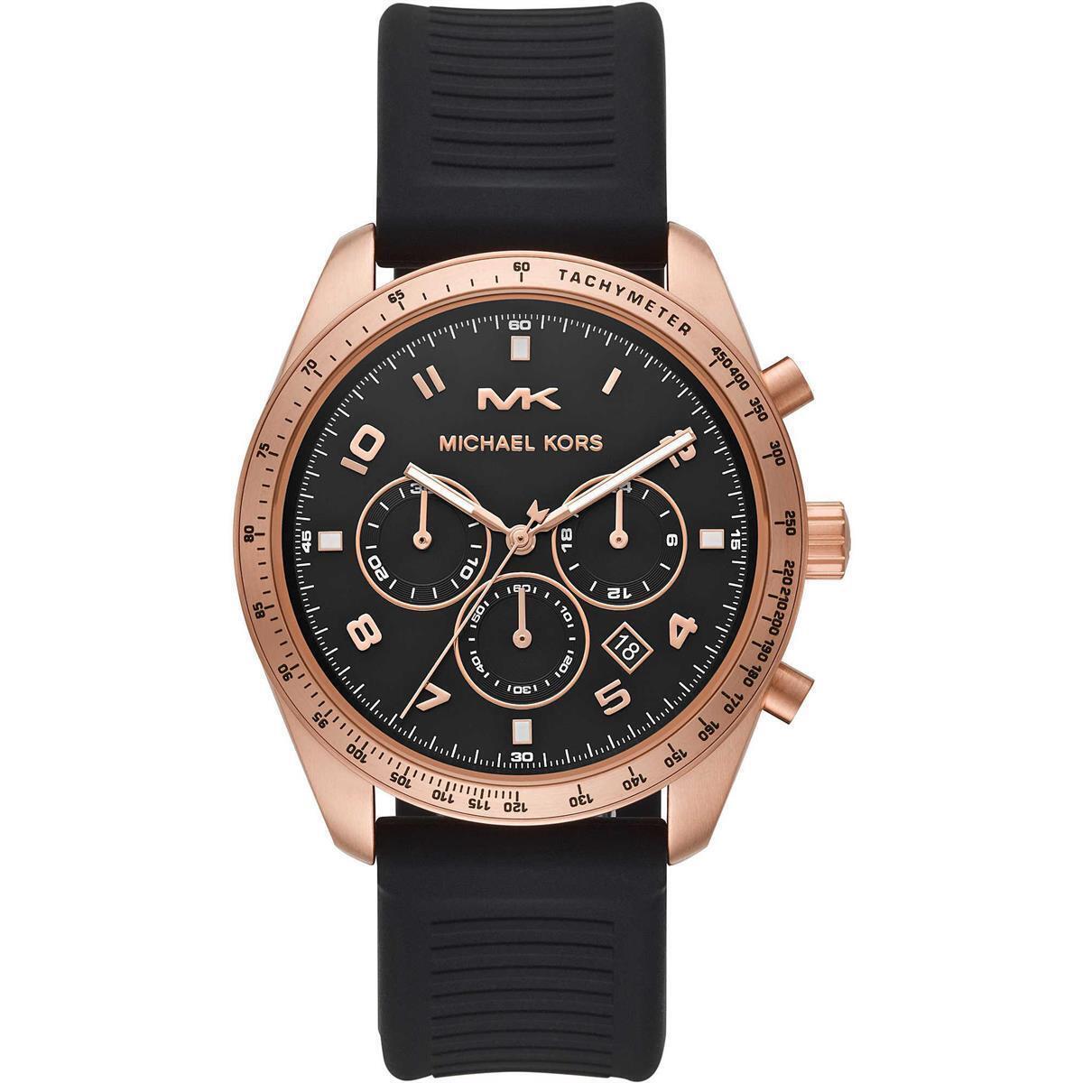 Michael Kors Keaton MK8687 Men`s Rose Gold-tone Chronograph 42mm Watch