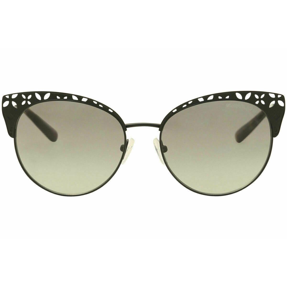 Michael Kors Women`s Evy MK1023 MK/1023 117411 Satin Black Sunglasses 56mm