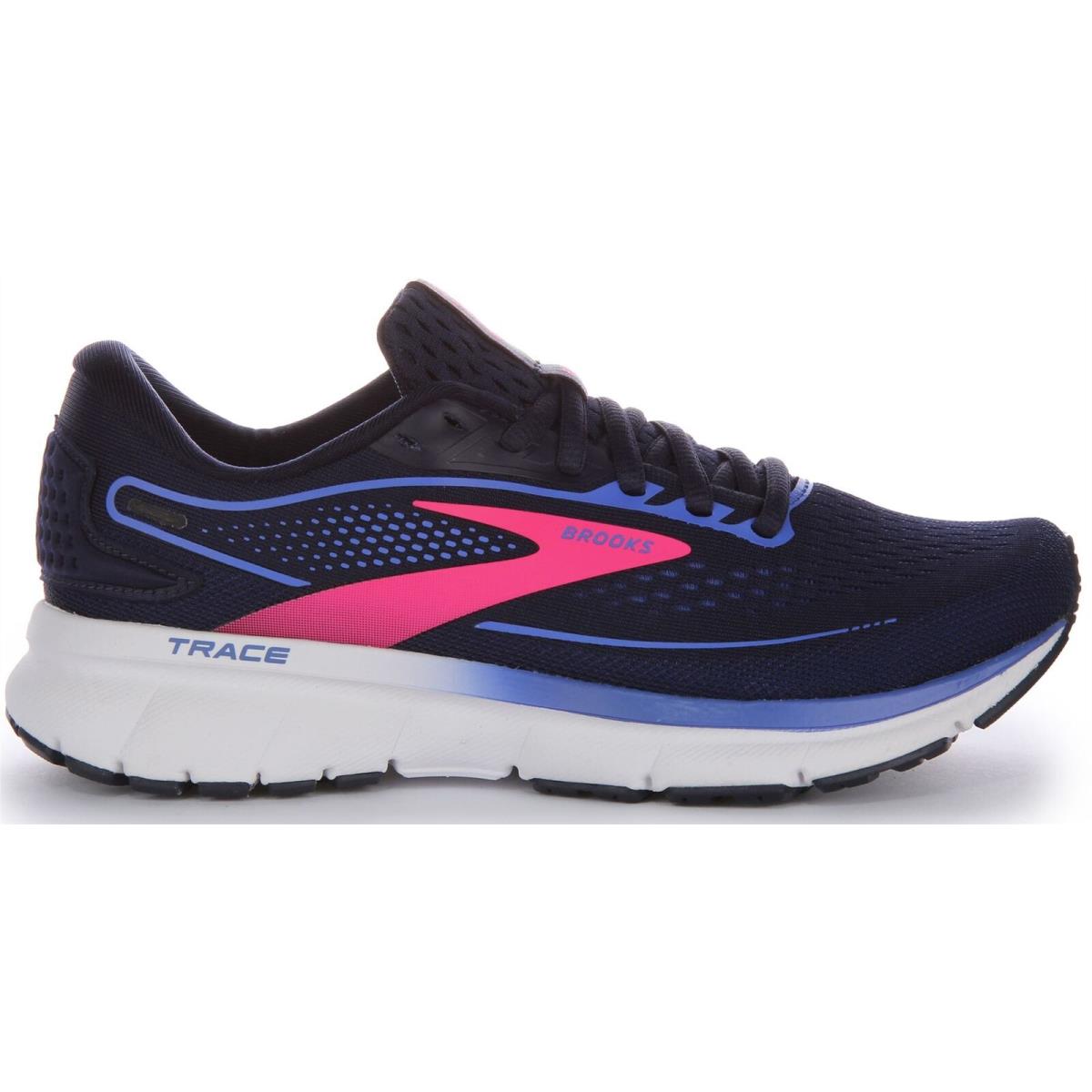 Brooks Trace 2 Soft Cushion Secure Women Sneaker Blue Pink US 5 - 11