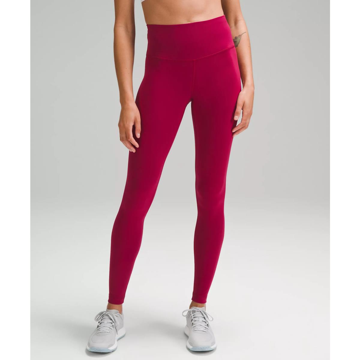 Lululemon Wunder Train High Rise Tight 28 Inch Retail $98-$118 Pomegranate